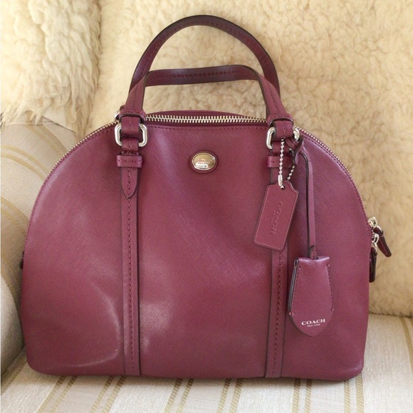 Coach Handbags - Burgundy Coach handbag